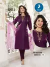 Aisha By Kaya Satin Silk Wholesale Kurti With Bottom Dupatta Suppliers In Mumbai
